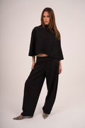 Barrel-Leg Trousers