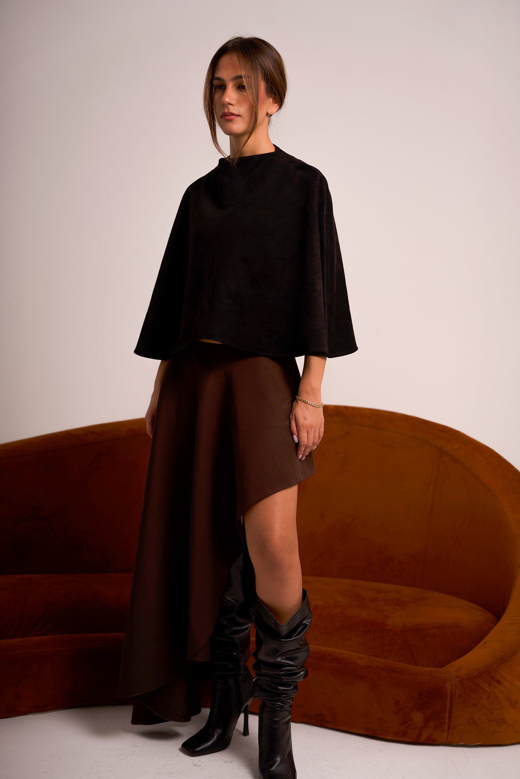 ASYMMETRICAL SKIRT